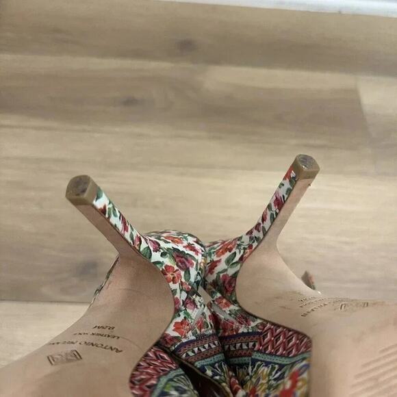 Antonio Melani Vilada Triple Bow Floral Heels Womens Size 9.5 Multicolor Summer - Picture 5 of 12